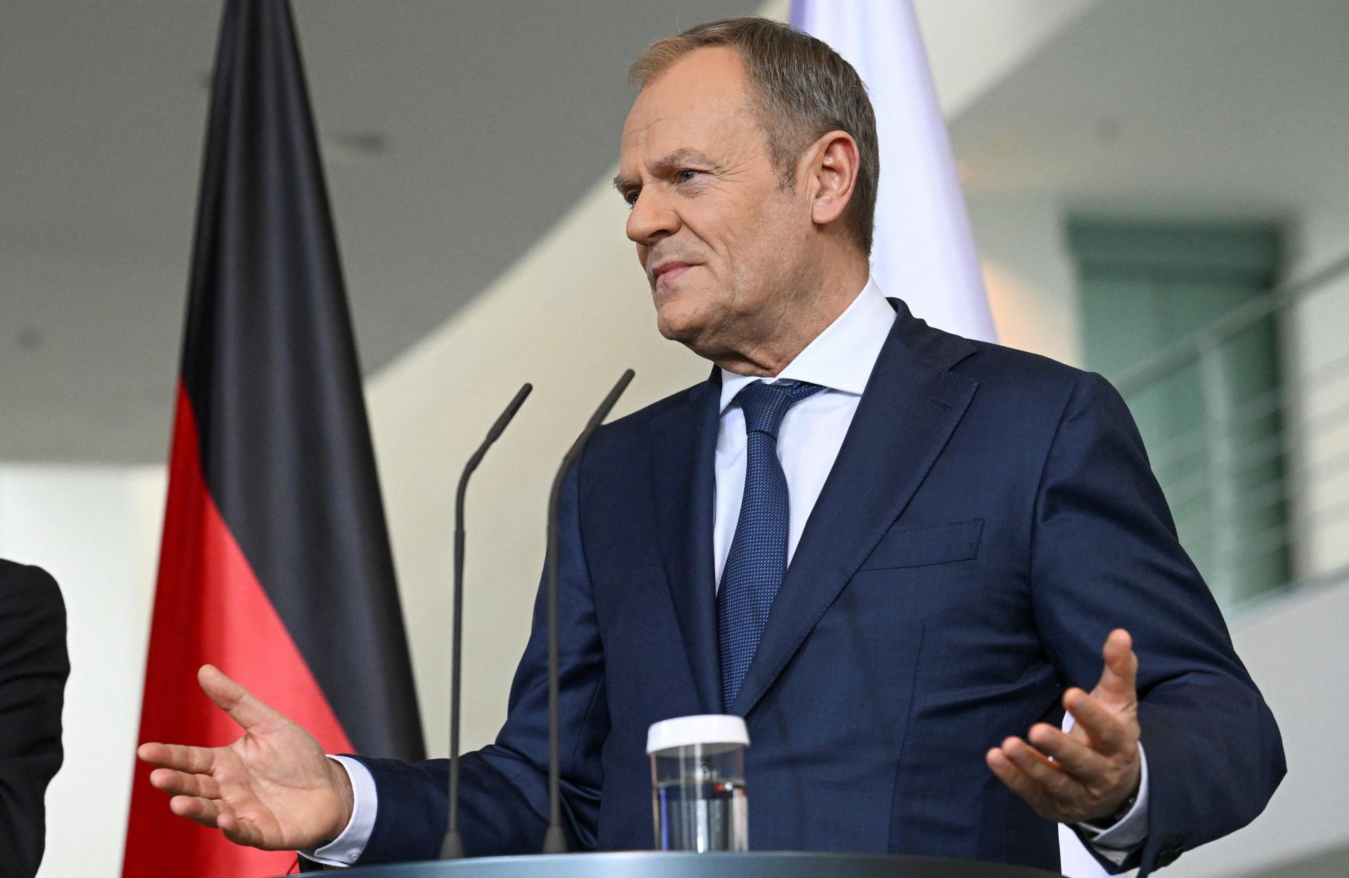 Poľsko, Francúzsko a Nemecko hovoria jedným hlasom, tvrdí Tusk. Nezhody označil ako 