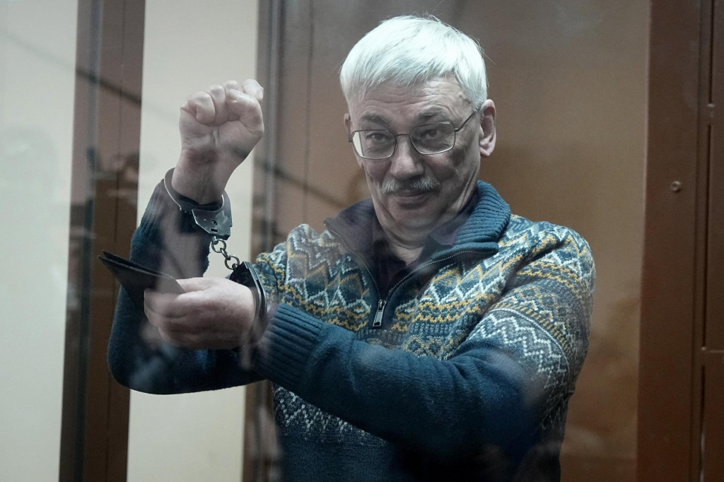 Ruský disident Oleg Orlov. FOTO: TASR/AP