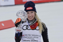 Americká lyžiarka Mikaela Shiffrinová. FOTO Reuters