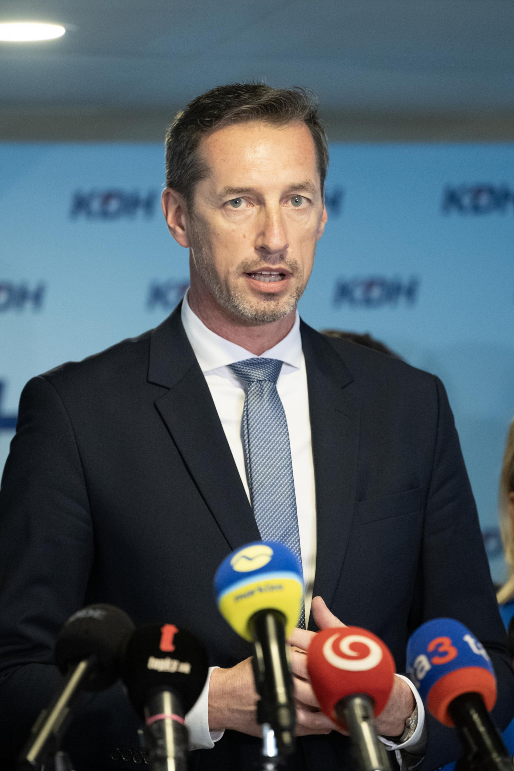 Predseda opozičného KDH Milan Majerský. FOTO: TASR/Pavel Neubauer
