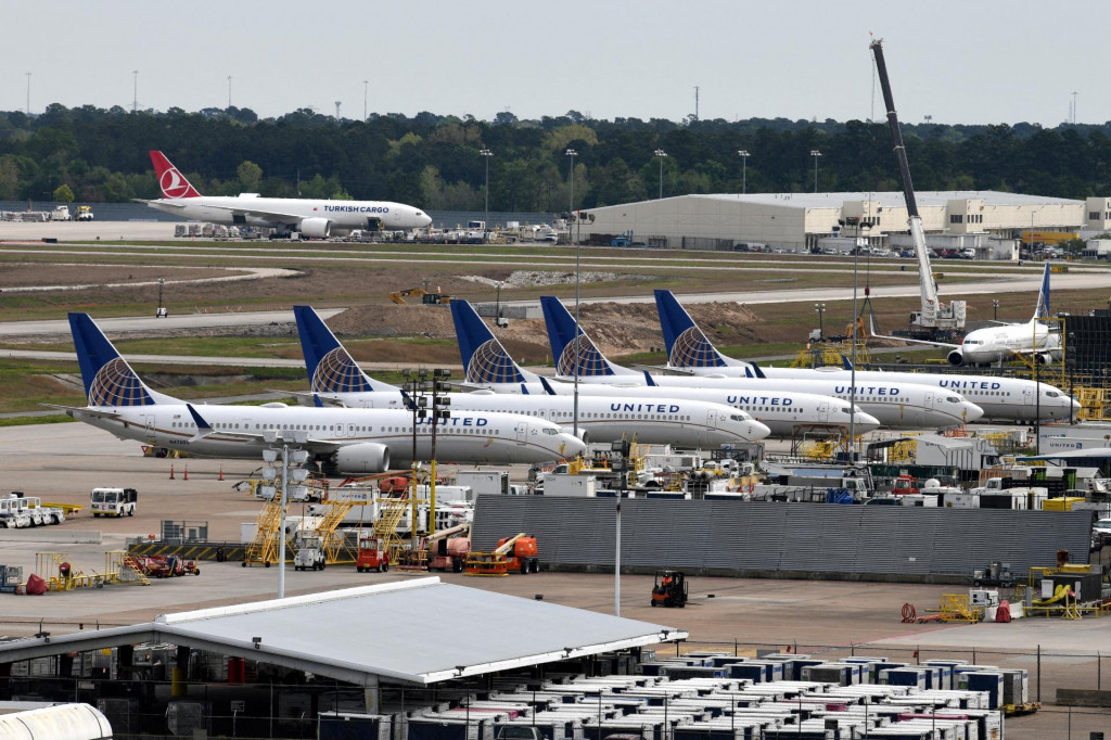 Lietadlá United Airlines, vrátane modelu Boeing 737 MAX 9. FOTO: Reuters