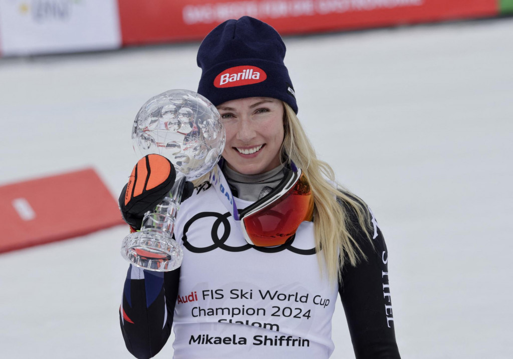Americká lyžiarka Mikaela Shiffrinová. FOTO Reuters