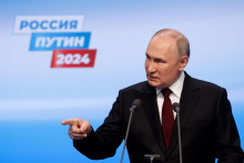 Víťaz prezidentských volieb v Rusku Vladimir Putin. FOTO: REUTERS