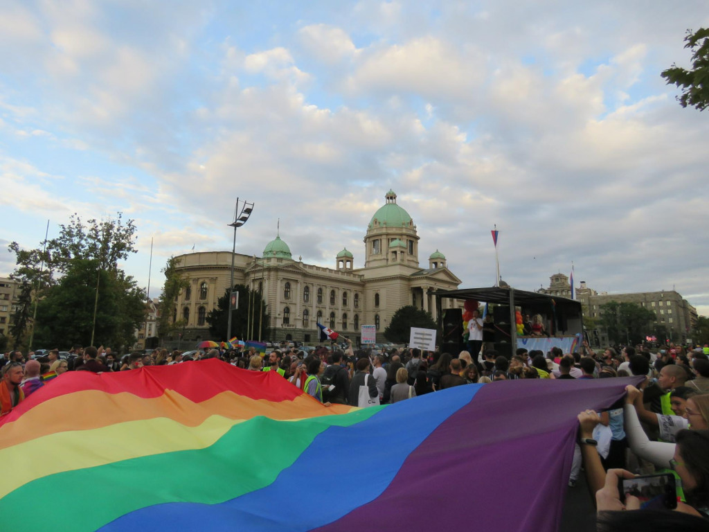 Pochod Pride v Belehrade FOTO: Wikimedia Commons