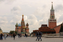 Pohľad na moskovské Červené námestie. FOTO: Reuters
