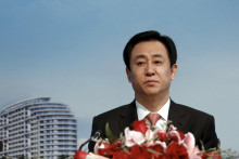 Šéf zadlženej čínskej realitnej firmy China Evergrande Chuej Kcha Jen. FOTO: Reuters