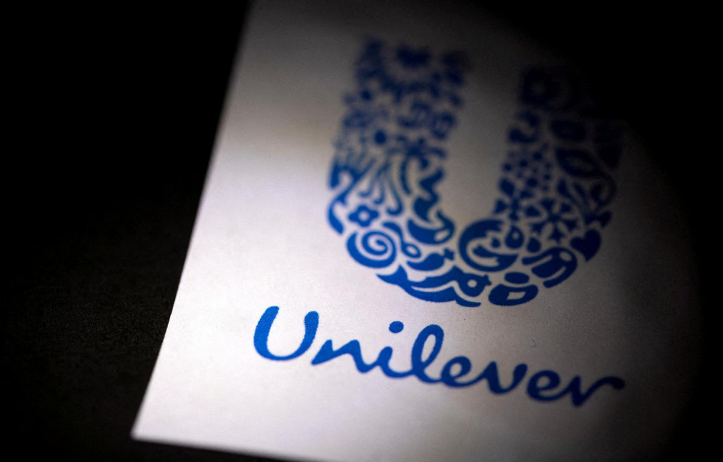 Logo spoločnosti Unilever. FOTO: Reuters