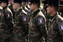 Vojaci francúzskeho 126. pešieho pluku. FOTO: Profimedia