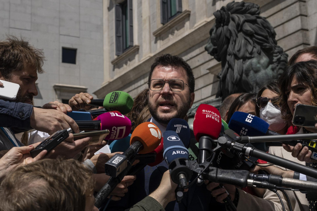 Katalánsky premiér Pere Aragones. FOTO: TASR/AP