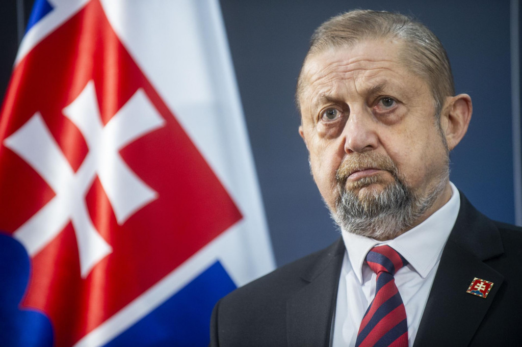 Kandid&aacute;t na post prezidenta &Scaron;tefan Harabin. FOTO: TASR/Jakub Kotian