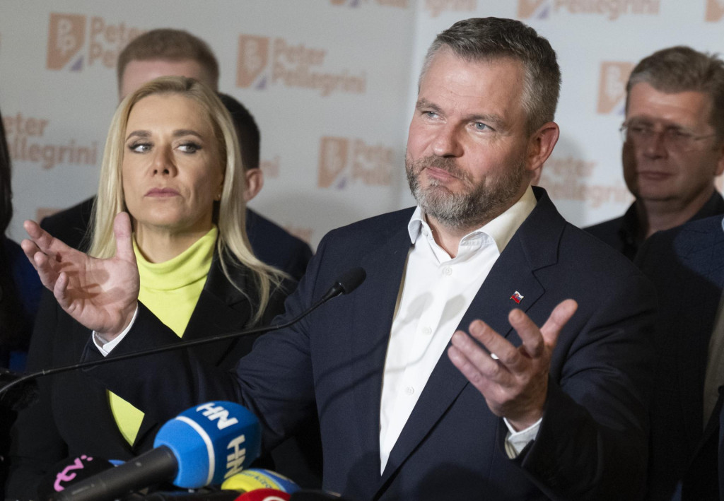 Petrovi Pellegrinimu podľa poľského komentátora stačí, aby pre neho v druhom kole hlasovali voliči Štefana Harabina. FOTO: TASR/Martin Baumann