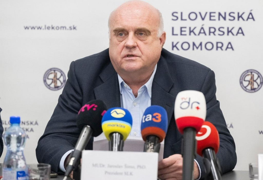 Prezident Slovenskej lekárskej komory Jaroslav Šimo.