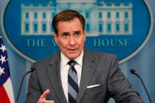 Hovorca pre národnú bezpečnosť USA John Kirby. FOTO: Reuters