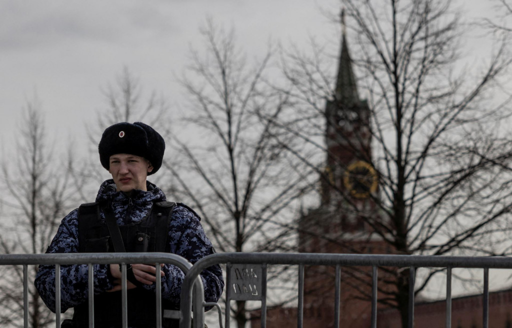 Ruský policajt. FOTO: Reuters