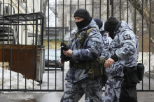 Ruskí policajti. FOTO: TASR/AP