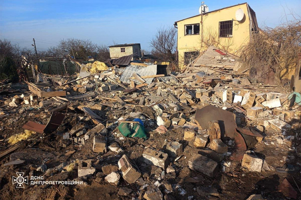 Obytné budovy po zásahu dronmi. FOTO: Reuters