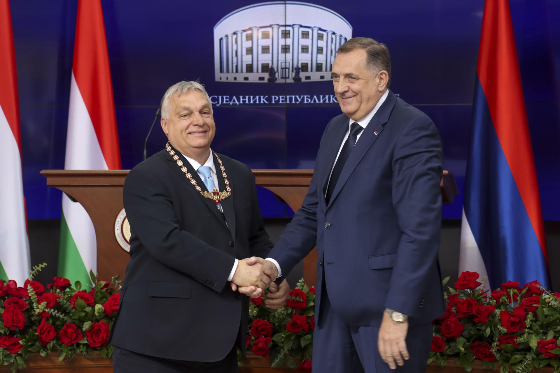 Vojna na Ukrajine je dvojnásobne zlá pre západný Balkán, povedal Orbán v Banja Luke