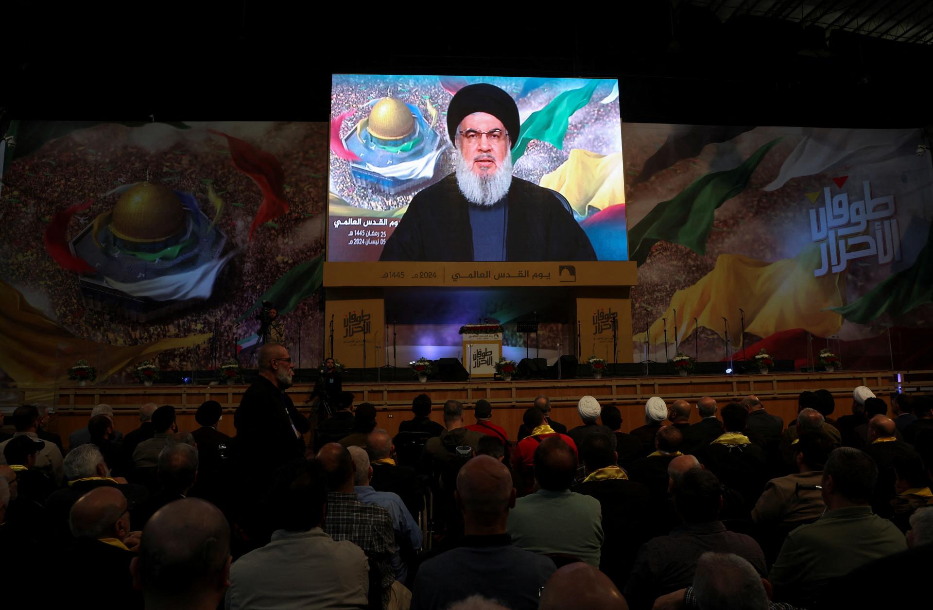 Úder Izraela na iránsky konzulát je bod obratu od 7. októbra, vyhlásil šéf Hizballáhu