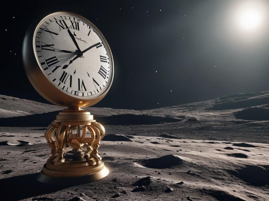 Vieš koľko je hodín na Mesiaci?