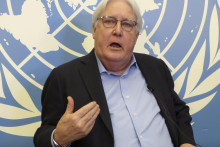 Šéf Úradu OSN pre koordináciu humanitárnych záležitostí (OCHA) Martin Griffiths. FOTO: TASR/AP