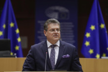 Výkonný podpredseda Európskej komisie Maroš Šefčovič. FOTO: TASR/AP
