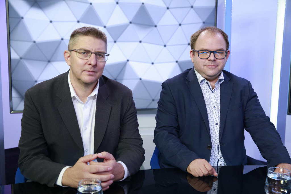 Martin Slosiarik (vľavo) a V&aacute;clav Hř&iacute;ch. FOTO: Miroslav Gruber