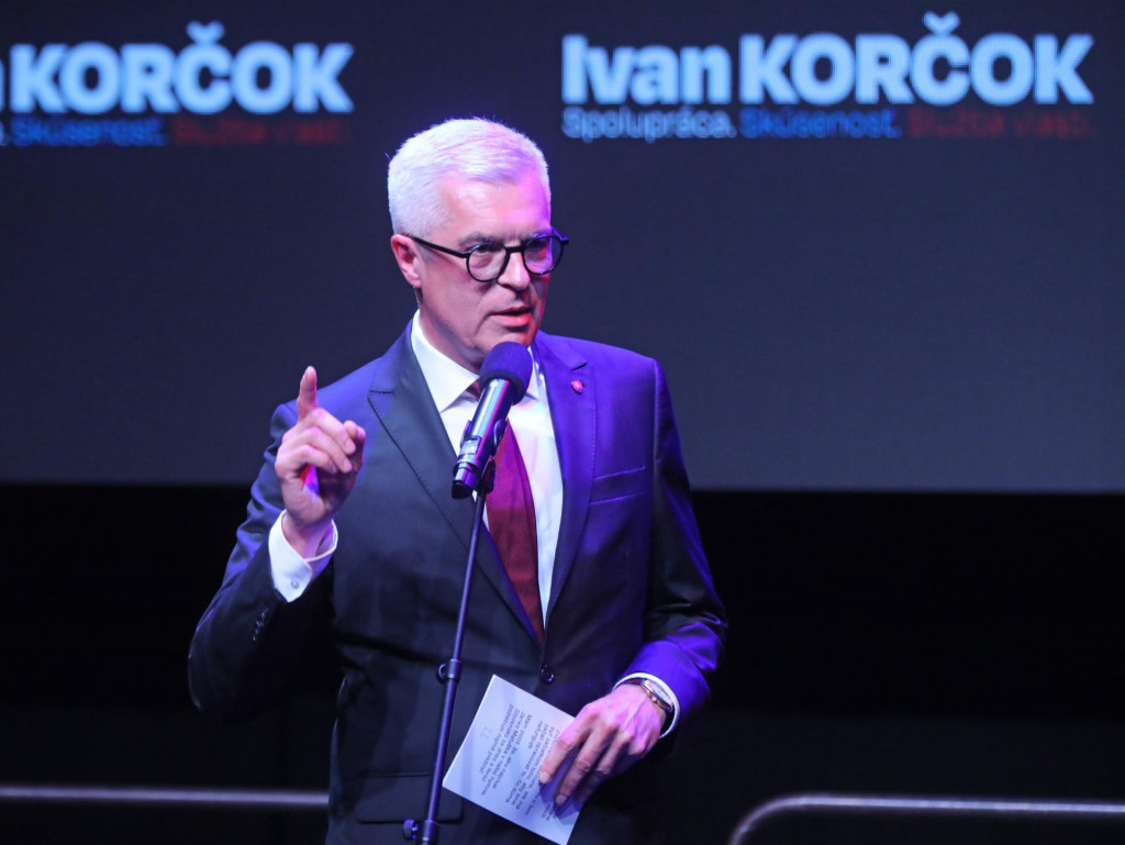 Ivan Korčok reaguje na výsledky volieb.

FOTO: HN/Peter Mayer