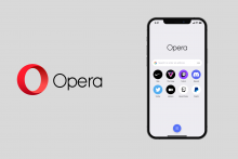 Prehliadač Opera pre iOS. FOTO: Opera