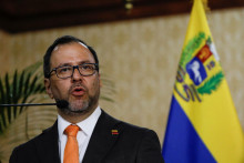 Venezuelský minister zahraničných vecí Yvan Gil Pinto. FOTO: Reuters