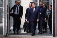 Španielsky minister zahraničných vecí Jose Manuel Albares v deň stretnutia diskutoval o budúcnosti Gibraltáru po Brexite v Európskej komisii v Bruseli. FOTO: Reuters