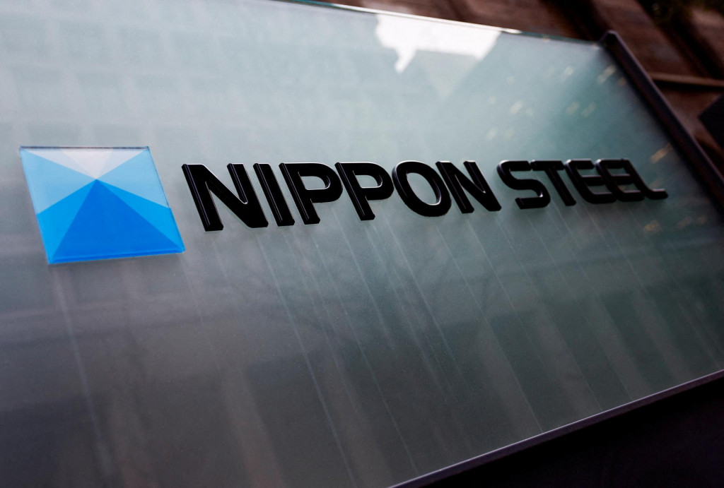 Logo Nippon Steel. FOTO: Reuters