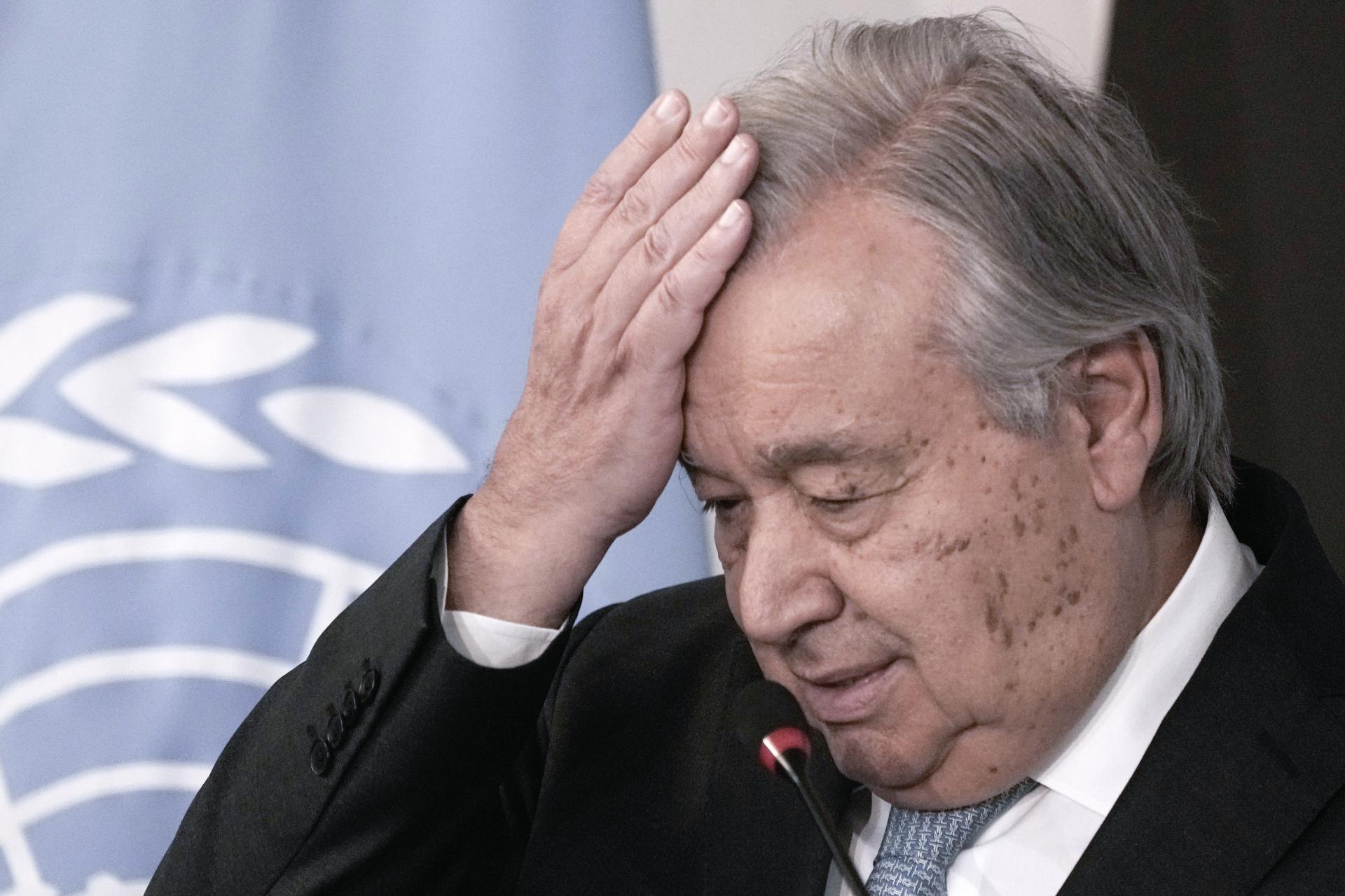 Guterres odsúdil iránsky útok na Izrael, vyzval na zastavenie bojových akcií