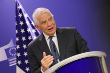 Šéf zahraničnej politiky Európskej únie Josep Borrell.  FOTO: Reuters