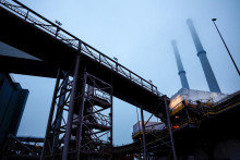 Pohľad na továreň U.S. Steel Košice. FOTO: Reuters