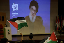 Vodca libanonského Hizballáhu Sayyed Hassan Nasrallah. FOTO: Reuters