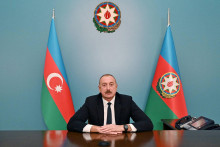 Azerbajdžanský líder Ilham Alijev. FOTO: REUTERS