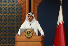 Katarský premiér Muhammad bin Abdarrahmán Ál Sání. FOTO: REUTERS