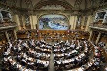 Švajčiarsky parlament v Berne. FOTO: TASR/AP