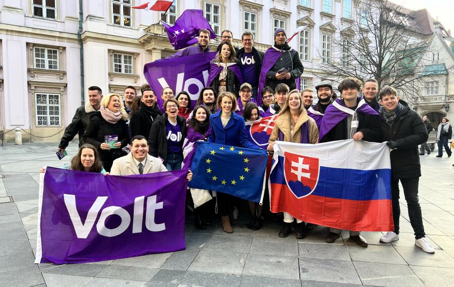 Kandidátka strany Volt Slovensko pre eurovoľby