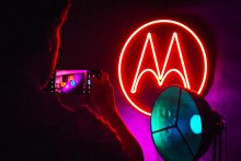 Logo spoločnosti Motorola FOTO: Patrik Koreň/HN
