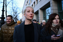 Julia Navaľná, vdova po ruskom opozičnom predákovi Alexejovi Navaľnom. FOTO: Reuters