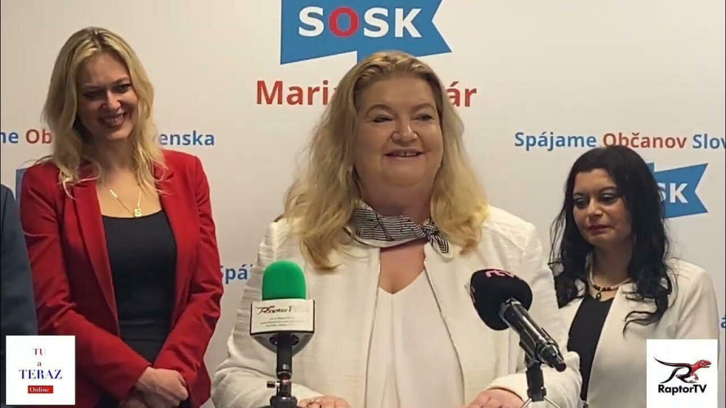 Kandidátky strany Spájame Občanov Slovenska. FOTO: YouTube