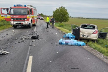 Tragická dopravná nehoda v Hornej Kráľovej FOTO: Facebook polície SR