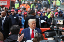 Republikánsky kandidát na prezidenta a bývalý prezident USA Donald Trump. FOTO: Reuters