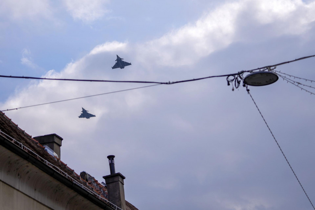 Francúzske stíhacie lietadlá Dassault Rafale. FOTO: TASR/AP