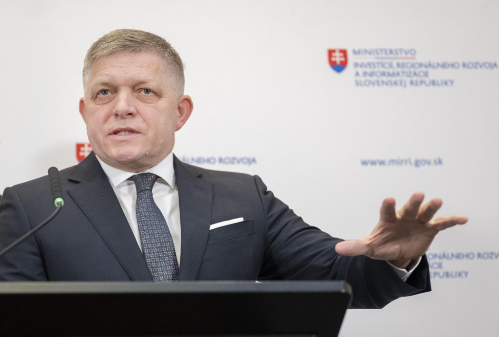 Predseda vlády Robert Fico (Smer-SD). FOTO: TASR/Martin Baumann