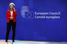 Na snímke predsedníčka Európskej komisie Ursula von der Leyenová. FOTO: Reuters