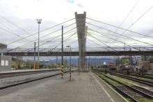 Modernizácia železničného uzla v Žiline sa blíži k míľniku. Hotová však v tomto roku nebude FOTO: Hn/peter Mayer