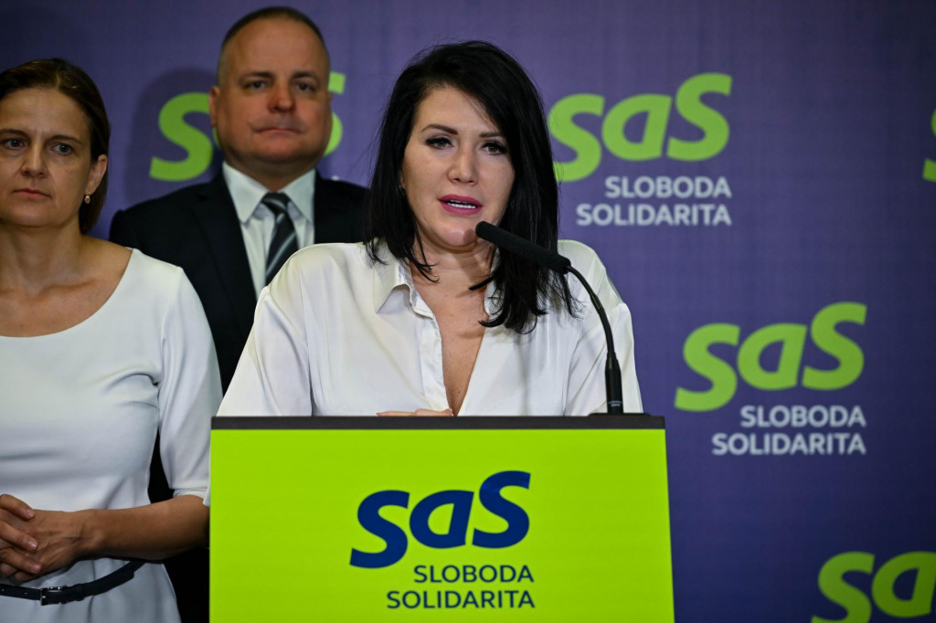 Podpredsedn&iacute;čka strany Sloboda a Solidarita (SaS) Jana Bitt&oacute; Cig&aacute;nikov&aacute;. FOTO: TASR/Pavol Zachar