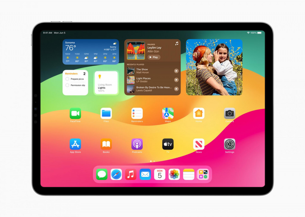 Používateľské rozhranie iPadOS 17. FOTO: Apple